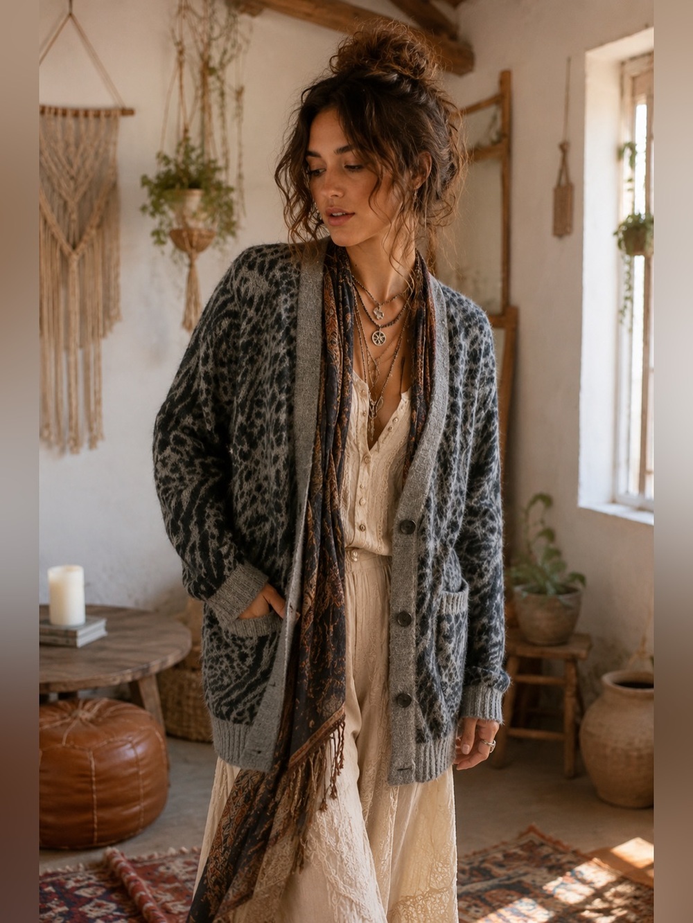 RAILS | Oslo Mixed Animal Print Cardigan